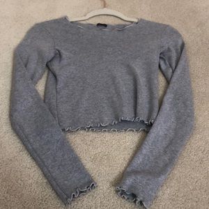 Brandy Melville Lettuce Edge Top
